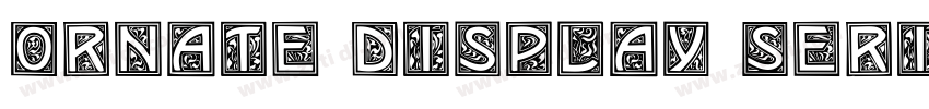 Ornate Display Serif字体转换